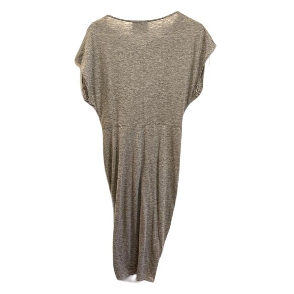 3.1 Phillip Lim Gray Rusched Wool Midi Dress Women's Size Small - Picture 6 of 9